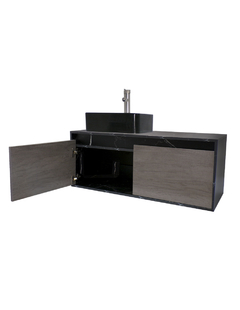 Imagen de Gabinete Flotante Para Baño Con Lavamanos Y Llave OLIVIA
