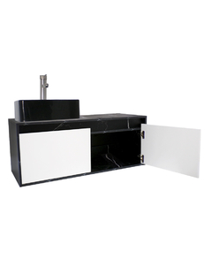 Gabinete Flotante Para Baño Con Lavamanos Y Llave OLIVIA - Decomobil