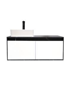 Gabinete Flotante Para Baño Con Lavamanos Y Llave OLIVIA