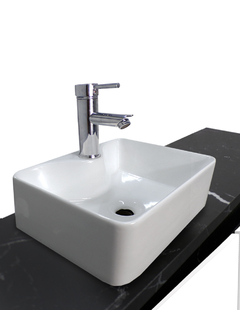 Gabinete Flotante Para Baño Con Lavamanos Y Llave OLIVIA