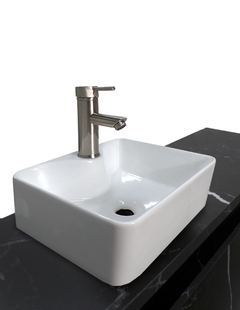 Imagen de Gabinete Flotante Para Baño Con Lavamanos Y Llave OLIVIA
