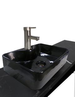 Gabinete Flotante Para Baño Con Lavamanos Y Llave OLIVIA
