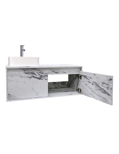 Gabinete Flotante Para Baño Con Lavamanos Y Llave OLIVIA - tienda en línea