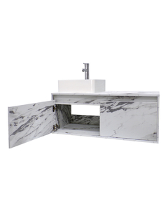 Imagen de Gabinete Flotante Para Baño Con Lavamanos Y Llave OLIVIA
