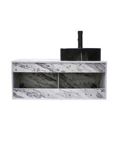 Gabinete Flotante Para Baño Con Lavamanos Y Llave OLIVIA - tienda en línea