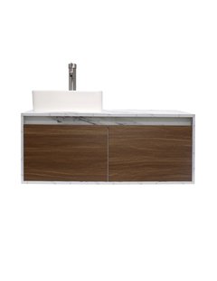 Gabinete Flotante Para Baño Con Lavamanos Y Llave OLIVIA - tienda en línea