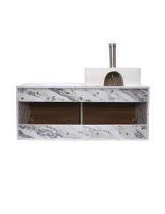 Gabinete Flotante Para Baño Con Lavamanos Y Llave OLIVIA - comprar en línea