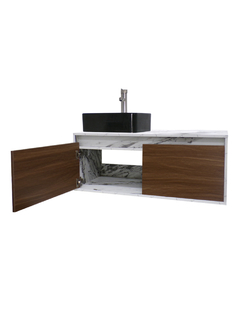 Gabinete Flotante Para Baño Con Lavamanos Y Llave OLIVIA