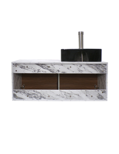 Gabinete Flotante Para Baño Con Lavamanos Y Llave OLIVIA - comprar en línea