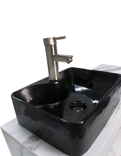 Gabinete Flotante Para Baño Con Lavamanos Y Llave OLIVIA - Decomobil