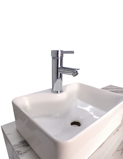 Gabinete Flotante Para Baño Con Lavamanos Y Llave OLIVIA - comprar en línea