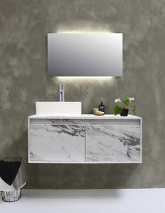 Gabinete Flotante Para Baño Con Lavamanos Y Llave OLIVIA en internet