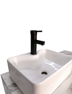 Imagen de Gabinete Flotante Para Baño Con Lavamanos Y Llave OLIVIA