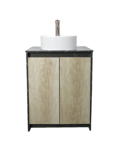 Gabinete De Baño Con Lavabo VARENNA Y Espejo Decorativo Decomobil - Decomobil
