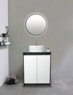 Imagen de Gabinete Para Baño Con Lavabo Y Llave VARENNA Minimalista