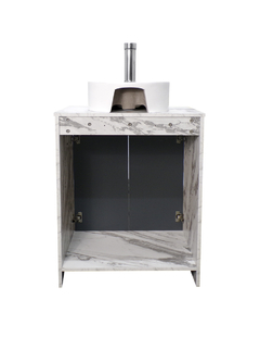 Gabinete Para Baño Con Lavabo Y Llave VARENNA Minimalista - Decomobil