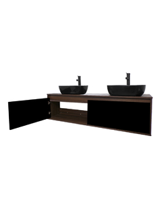 Gabinete Para Baño Con Doble Lavabo ANTON Minimalista en internet