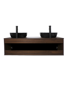 Gabinete Para Baño Con Doble Lavabo ANTON Minimalista - Decomobil