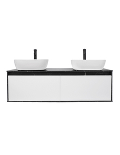 Imagen de Gabinete Para Baño Con Doble Lavabo ANTON Minimalista