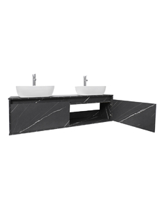 Gabinete Para Baño Con Doble Lavabo ANTON Minimalista en internet