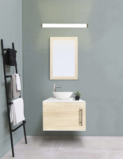 Gabinete De Baño Para Lavabo AGNES Con Lampara Y Espejo