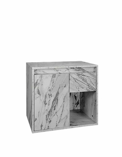 Gabinete Flotante Para Baño CARINA Sin Llave Ni Ovalín - Decomobil