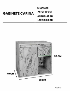 Gabinete Flotante Para Baño CARINA Sin Llave Ni Ovalín - Decomobil