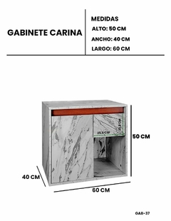 Gabinete Flotante Para Baño CARINA Sin Llave Ni Ovalín en internet