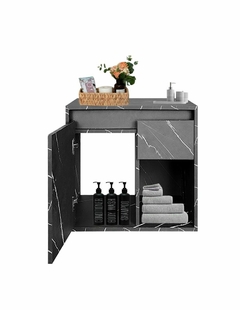 Gabinete Flotante Para Baño CARINA Sin Llave Ni Ovalín - Decomobil