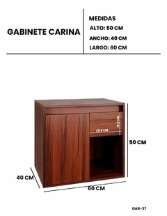 Gabinete Flotante Para Baño CARINA Sin Llave Ni Ovalín - tienda en línea