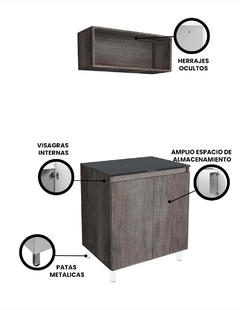 Cocina Integral Completa MUGUET Mueble Para Cocina - Decomobil