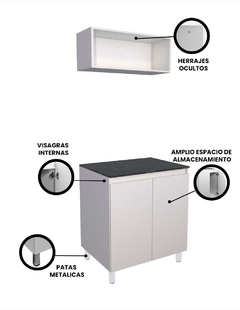 Cocina Integral Completa MUGUET Mueble Para Cocina - Decomobil