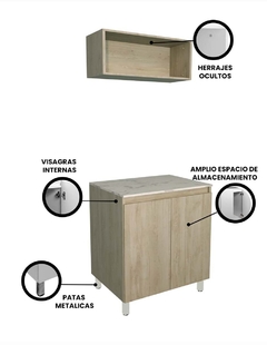 Cocina Integral Completa MUGUET Mueble Para Cocina - Decomobil