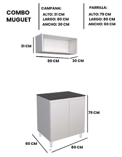 Cocina Integral Completa MUGUET Mueble Para Cocina - tienda en línea