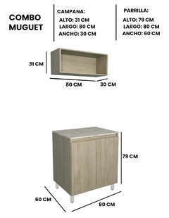 Cocina Integral Completa MUGUET Mueble Para Cocina - tienda en línea