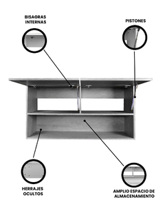 Alacena Gabinete Superior LOTO Para Cocina Integral - comprar en línea