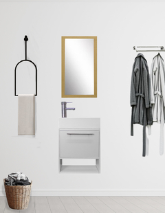 Imagen de Gabinete De Baño Para Lavabo Flotante Minimalista ALYS