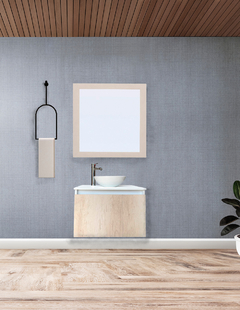 Gabinete Para Baño Con Ovalin Y Espejo Decorativo DELÉMONT - tienda en línea