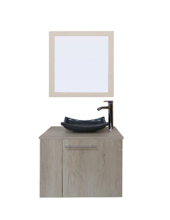 Gabinete Para Baño Izquierdo Con Espejo Decorativo VERNIER - Decomobil