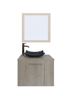 Gabinete Para Baño Derecho Con Espejo Decorativo VERNIER - Decomobil