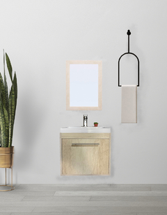 Gabinete Para Baño Con Espejo Decorativo OSTER - Decomobil