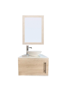 Gabinete para Baño con Ovalin Y Espejo Decorativo ZÚRICH