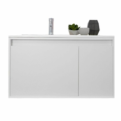 Gabinete Para Baño Con Lavabo STANNIS Flotante Minimalista