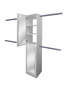 Closet Ropero Con Espejo Moderno Minimalista MILDRED