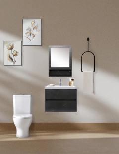 Botiquin Para Baño DANBURY Con Espejo Organizador - Decomobil