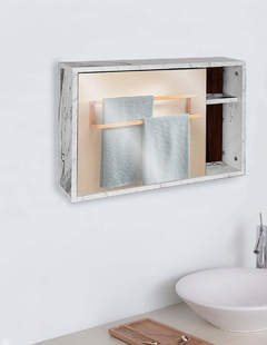 Botiquín Con Espejo LIV Minimalista Para Baño - Decomobil