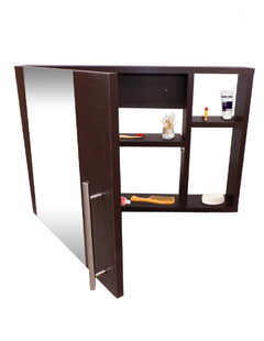 Combo Gabinete Para Baño VICERYS Con Ovalin Y Monomando + Botiquin - Decomobil