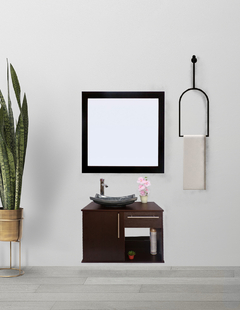 Imagen de Gabinete De Baño Con Espejo Decorativo SOLEURA