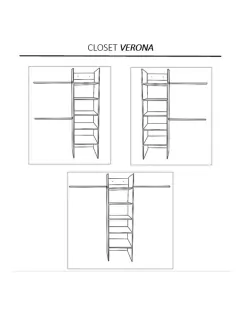 Closet Verona Entrepañera Premium Ajustable en internet