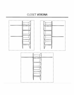 Closet Verona Cajonera Premium Ajustable en internet